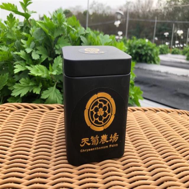 三茶盒系列-黑盒裝(天菊花加葉茶包),天菊農場