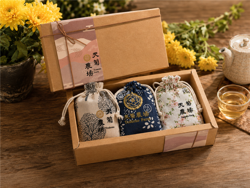 TEAKENO 花茶系列禮盒(菊之初、菊之愛、菊之華),天菊農場