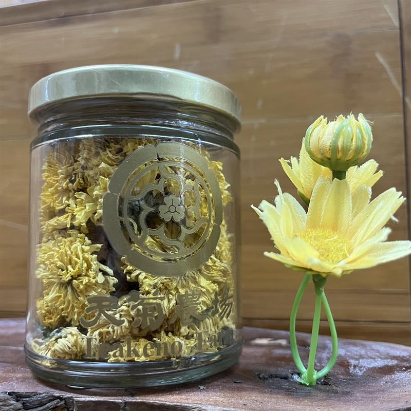 天菊農場,富貴菊(皇菊)10克玻璃瓶裝