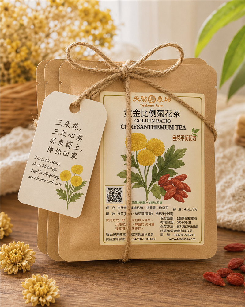 天菊農場,屏東伴手禮 (黃金比例3入)